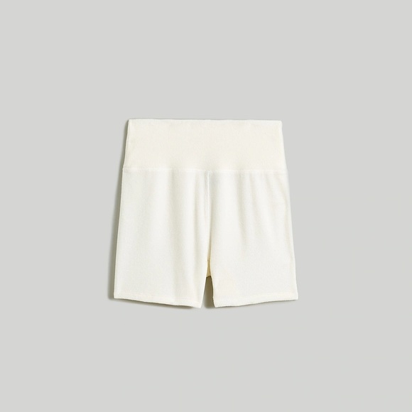 Madewell Towel Terry Scoopneck Bralette and Biker Shorts - Picture 7 of 14